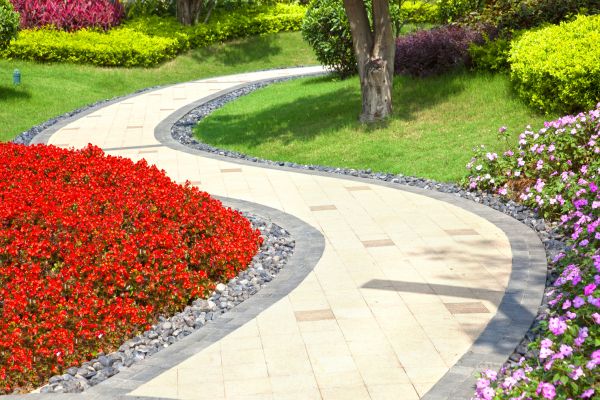 Garden Walkway Installation in Orem